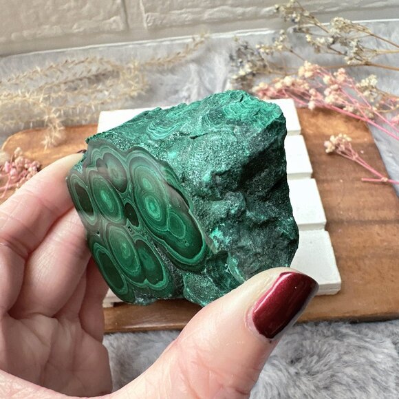 Beautiful Malachite Free Form | Malachite Specimen - Picture 6 of 8